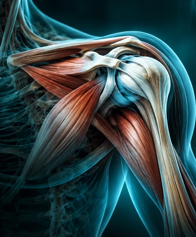 Sports Massage anatomical illustration