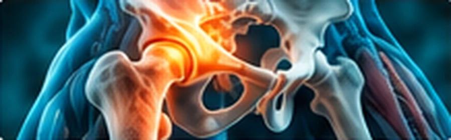 Hip Injuries anatomical illustration