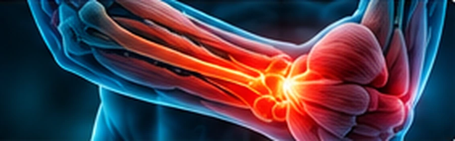 Tennis Elbow anatomical illustration